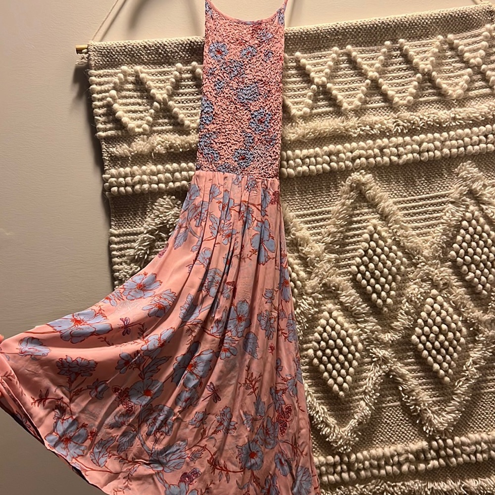 Floral Kimchi Blue Sundress Urban Outfitters